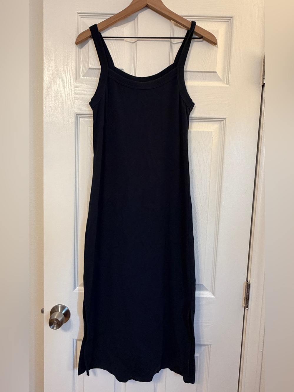 Banana Republic Ribbed Cotton Tank Midi Dress